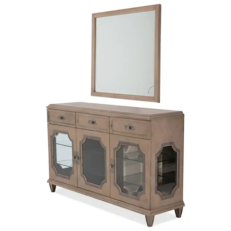 Relaxed Vintage Sideboard and Mirror